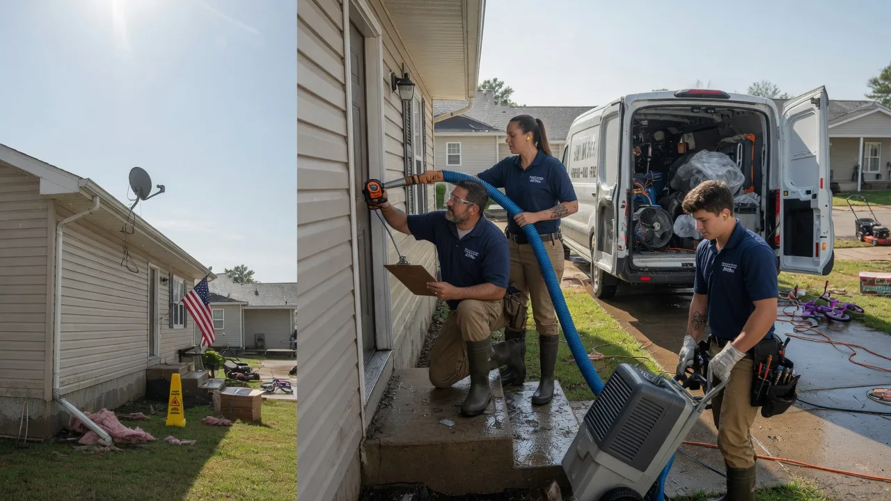 Ceiling Water Damage Restoration in Rocheport, MO near me